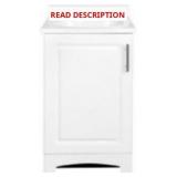 18-in Whitter Vanity Combo with Marble Top