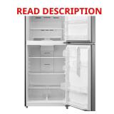 30 in. Freezer Refrigerator, SS look *HAS DAMAGE