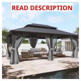 (BOX 4 OF 7) 20 ft x 14 ft Outdoor Gazebo with Al