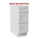 12"w x 24"d x 34.5"h Drawer Base Kitchen Cabinet