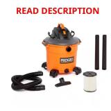 Rough Shape Check Photos 16 Gal 5.0 HP Vac