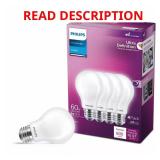 Philips 60W Equivalent A19 LED Bulb 5000K
