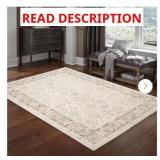 Florentina 6 ft. x 9 ft. Beige Traditional Area r