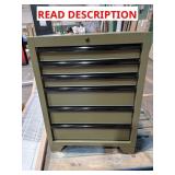 6 drawer tool box 27"x35"x18"