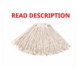 RUBBERMAID Wet Mop: String; 16 oz Cotton