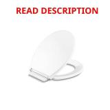 Highline Quiet-Close Round Toilet Seat, White