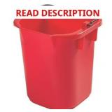 Rubbermaid Heavy-Duty Cleaning Pail 5-Qt Red