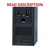 50A Double Pole Outlet, Black 5378-P00