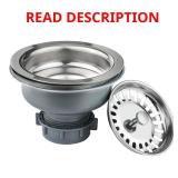 3.5 in. Stainless Steel Sink Drain & Strainer