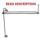 Metal Lever 2-Handle Tub Faucet