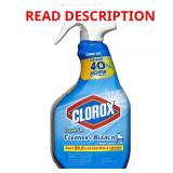 (4) Clorox Clean-Up Fresh Scent Bleach 32 oz