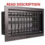 16 x 8 in. Automatic Foundation Vent, Black