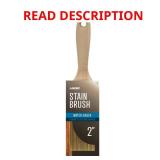 2 in. Polyester Bristle Blend Flat Stain Brush