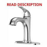 Ladera Single Hole Faucet, Polished Chrome