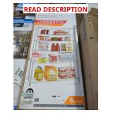 6 shelf Storage Unit
