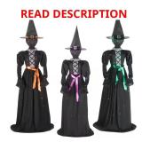 3-Piece Halloween LED Faceless Witches H39