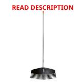 Fiskars 67in 29-Tine Poly Leaf Rake Aluminum