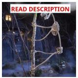 5.5ft grave & bones lighted skeleton constrictor