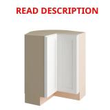 Courtland Shaker Corner Base, Polar White