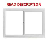 Vinyl Window: Left Slider, Dual Pane White