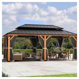 Ultra Series 12x20 Gazebo with Solar LED