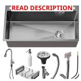 32 in. Drop-in Sink