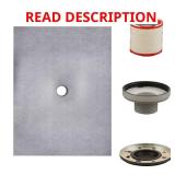 Watershield Shower System 36x48 Tray Drain