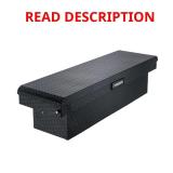 71.36 Matte Black Aluminum Toolbox