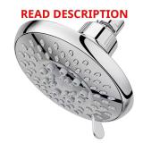 Universal 5-Spray Shower Head, 1.75 GPM