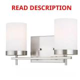 Zire 14 in. W 2-Light Bath Vanity Light