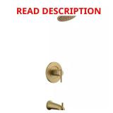 Dorind Brushed Gold 1-Handle Faucet