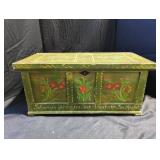 Wooden Green Chest