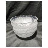 Set of 4 Flower Themed Dishes
