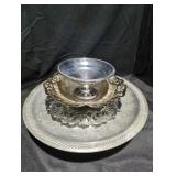 Metal Bowls and Stands