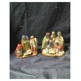 Hand-Painted ceramic Nativity Figurine Set