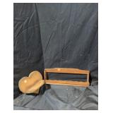 Rustic Wooden Kitchen Holders Set