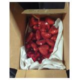 Foam hearts with heart ornaments and red beads lot