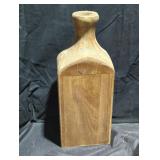 Rustic Wooden Bottle Vase