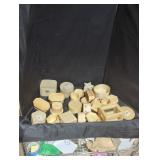 Assorted Unfinished Wood Craft Boxes