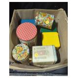 Assorted Decorative Tin Collection