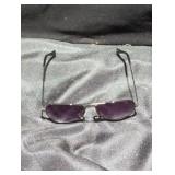 Aviator-Style Sunglasses with Case