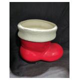Festive Santa Boot Planter