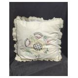 Embroidered Decorative Cushion