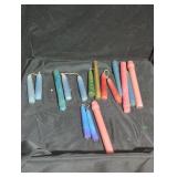 Assorted Colored Wax Candles