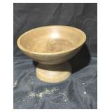 Wooden Pedestal Bowl