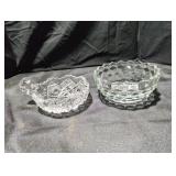 2 Glass Dishes