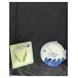 Hand-Painted Decorative Ceramic Plates
