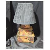 Decorative Lamp with Floral Design Base