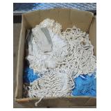 Box of Assorted Mops and Heads