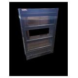 Vintage Wooden Barrister Bookcase